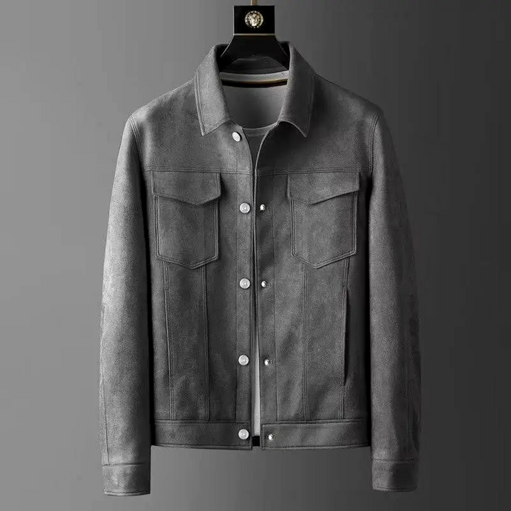 Drune | Wildleder Jeansjacke, Stylisch & Zeitlos