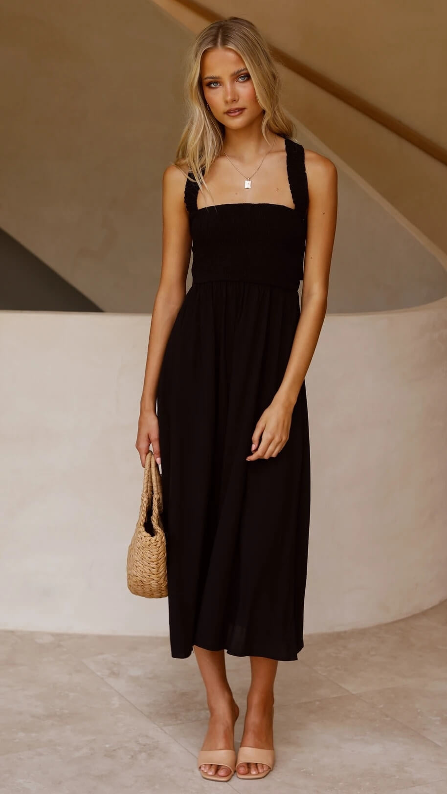 Drune | Marie Elegantes Maxikleid Für Stilvolle Auftritte