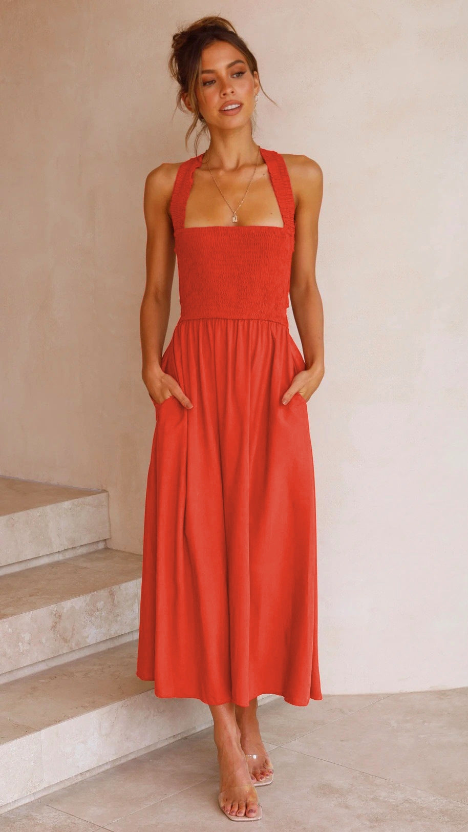 Drune | Marie Elegantes Maxikleid Für Stilvolle Auftritte