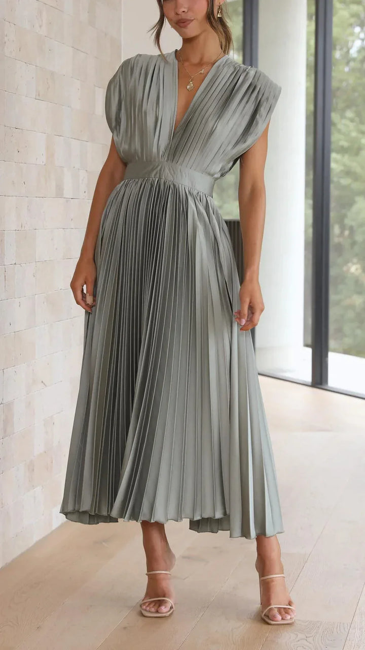 Drune - Elegantes Sexy Plissee-Kleid