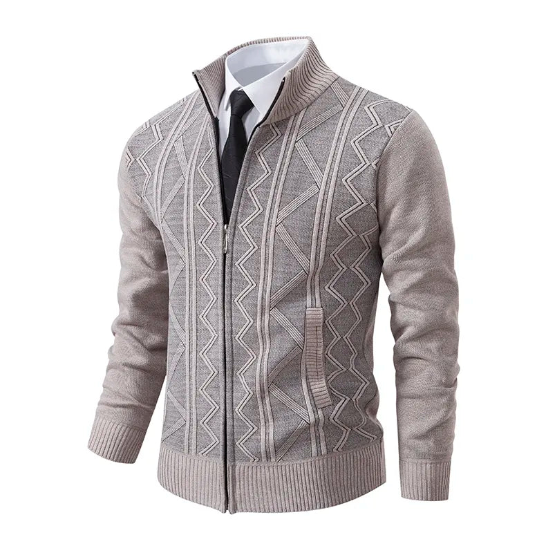 Drune | Strickjacke mit Reißverschluss für Männer
