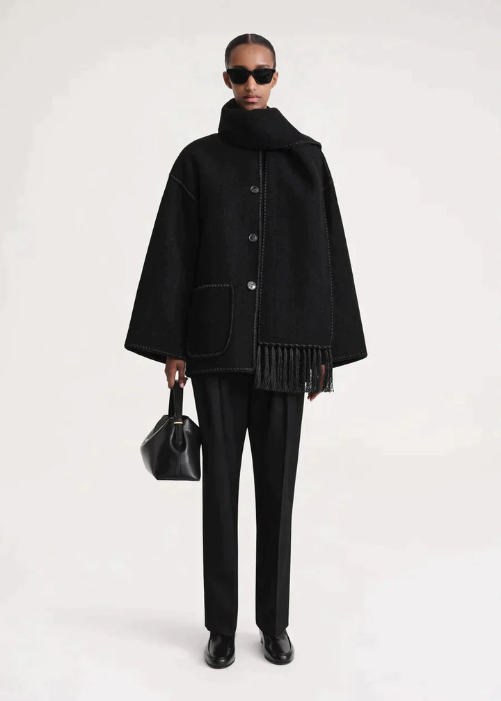Drune | Luxusjacke mit Schal