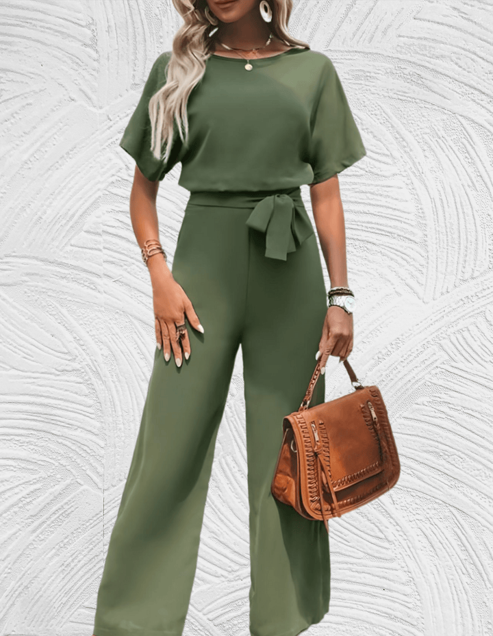 Drune | Schön Geschnittenes Jumpsuit mit Breiten Ärmeln