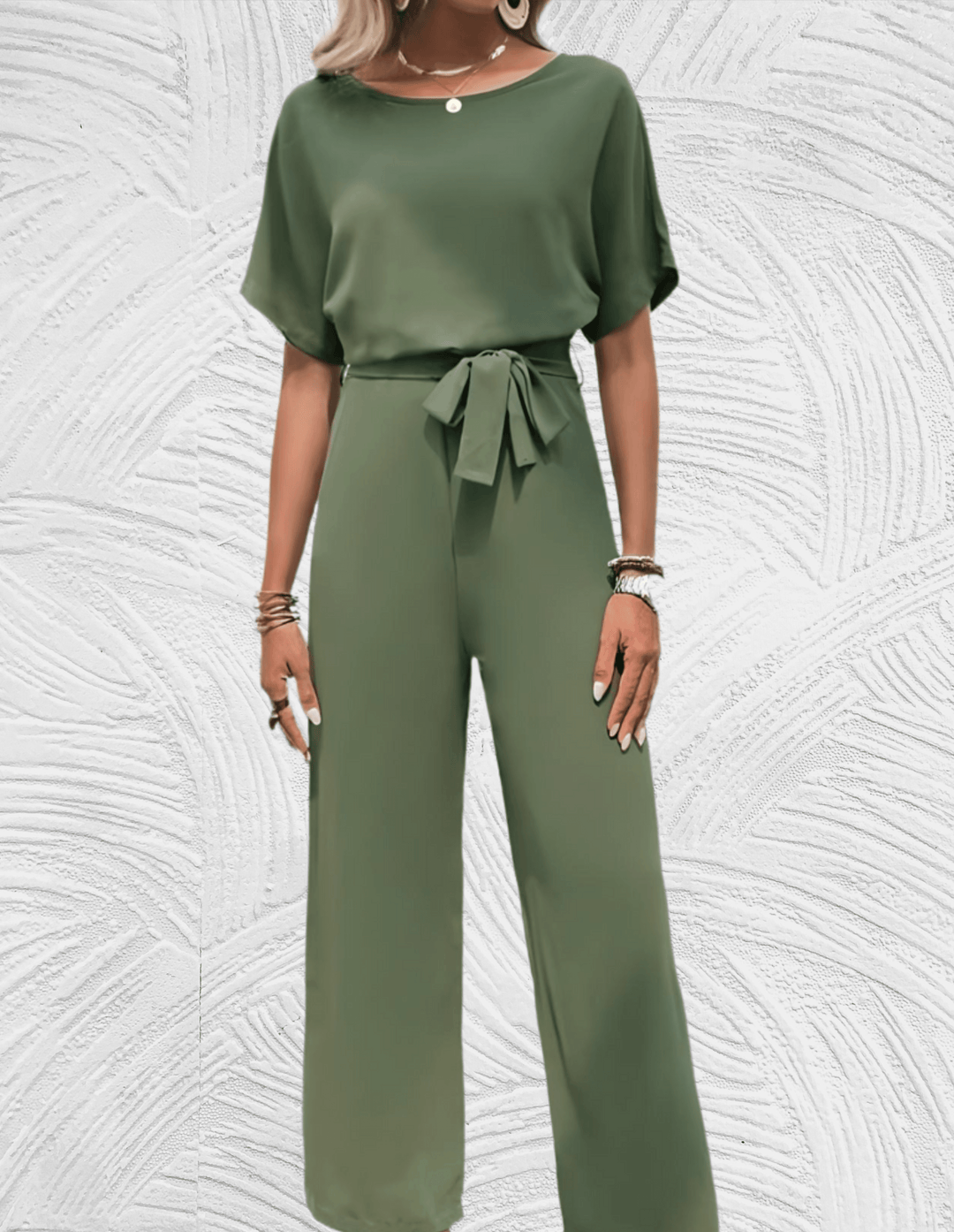 Drune | Schön Geschnittenes Jumpsuit mit Breiten Ärmeln