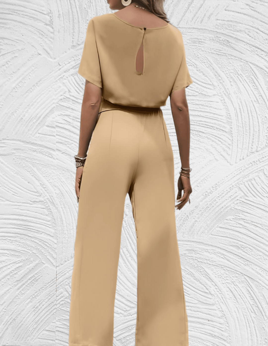 Drune | Schön Geschnittenes Jumpsuit mit Breiten Ärmeln