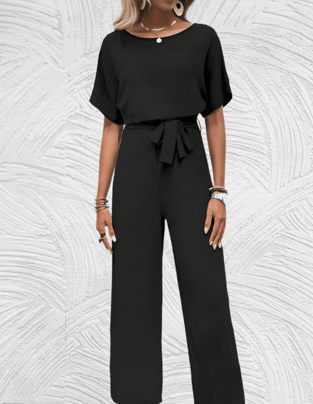 Drune | Schön Geschnittenes Jumpsuit mit Breiten Ärmeln