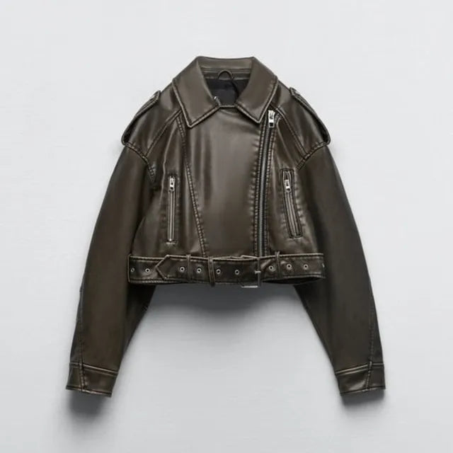Drune | Kurze Bikerjacke Für Damen