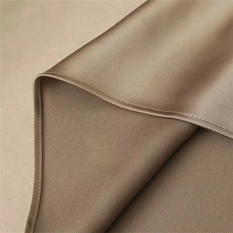 Drune | Elegante Satin-Midikleid