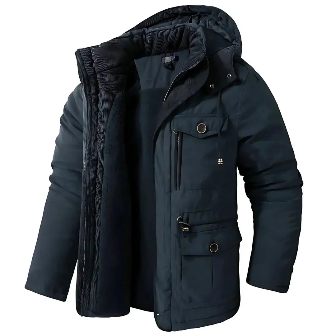 Drune | Herren Wintermantel Wind & Wasserdicht Outdoor Mantel