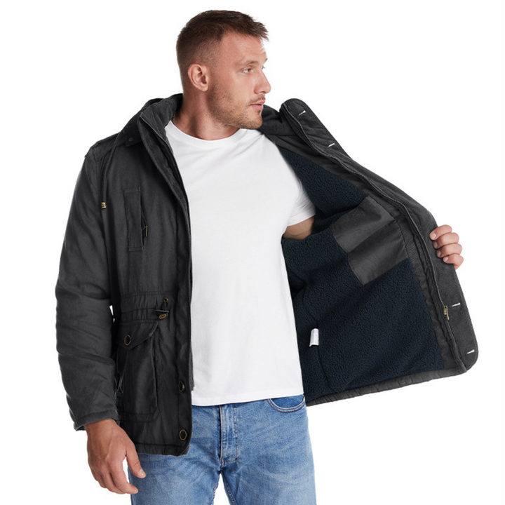 Drune | Herren Wintermantel Wind & Wasserdicht Outdoor Mantel