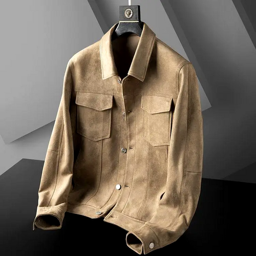 Drune | Wildleder Jeansjacke, Stylisch & Zeitlos