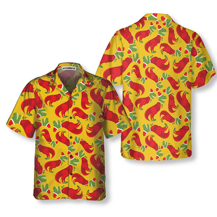 Drune | T Rex Im Weihnachtsmannkostüm Hawaiihemd, Lustiges Weihnachtshemd, Bestes Geschenk Für Weihnachten
