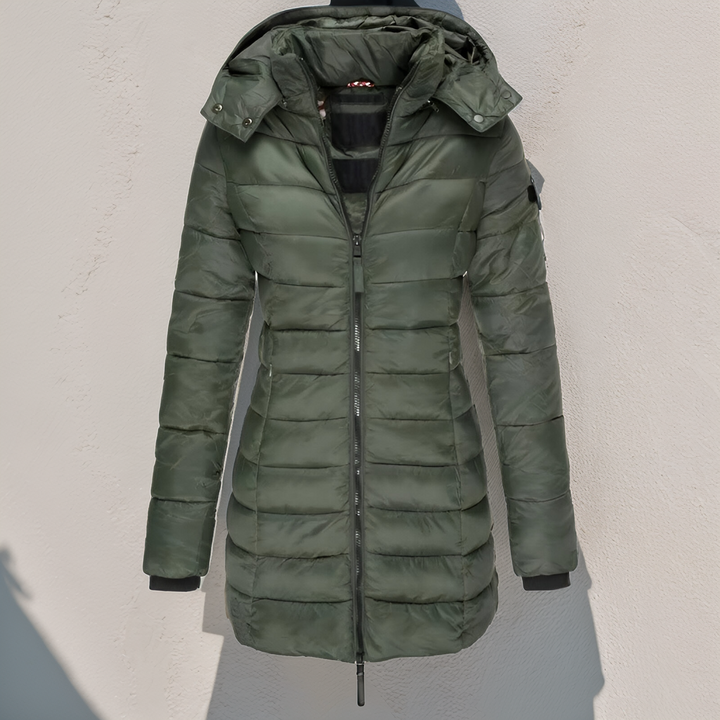 Drune | Long Steppjacke Warm, Leicht, Wasserabweisend und Ideal für Den Winter