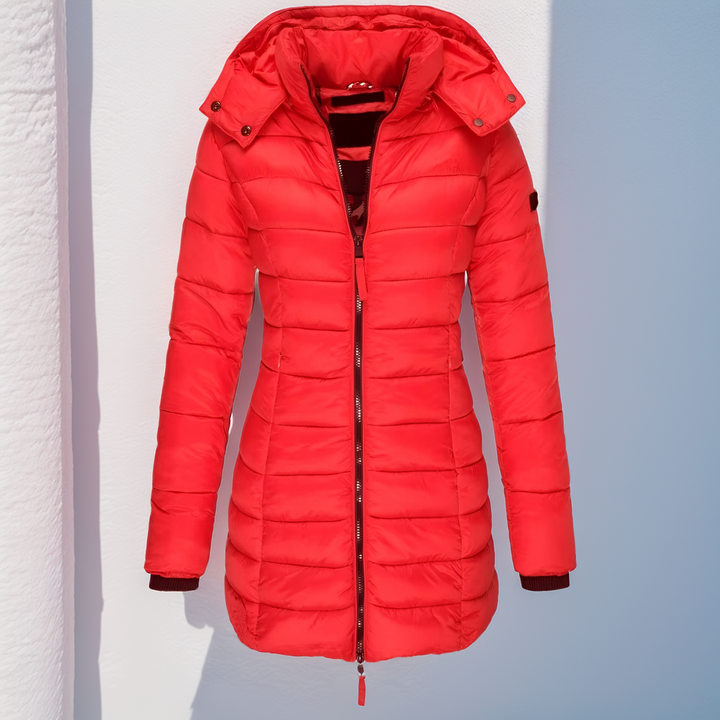 Drune | Long Steppjacke Warm, Leicht, Wasserabweisend und Ideal für Den Winter