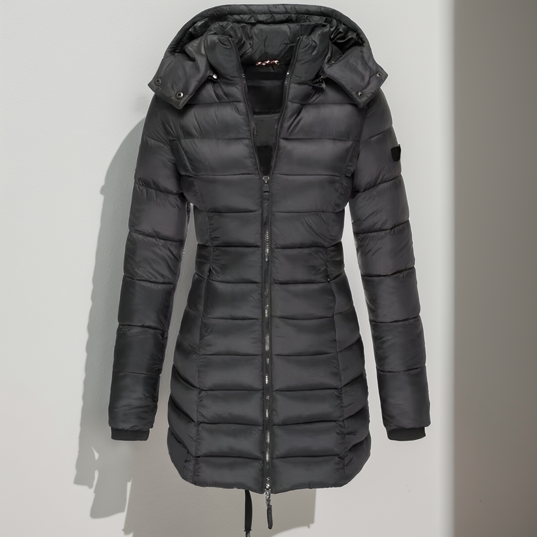 Drune | Long Steppjacke Warm, Leicht, Wasserabweisend und Ideal für Den Winter