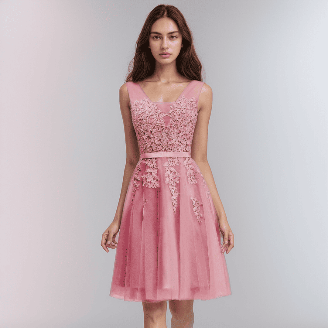 Drune | Spitzenapplikation Kleid Für Die Hochzeit