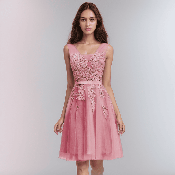Drune | Spitzenapplikation Kleid Für Die Hochzeit