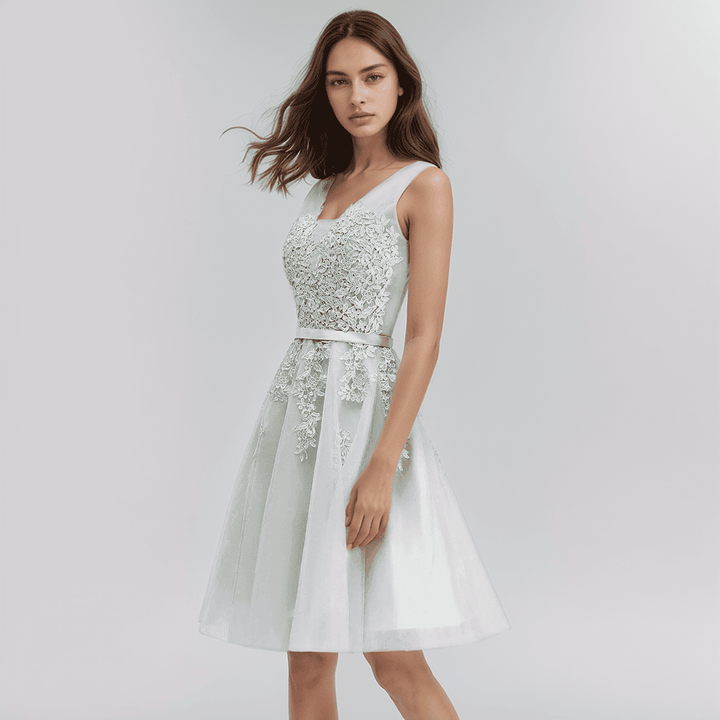 Drune | Spitzenapplikation Kleid Für Die Hochzeit