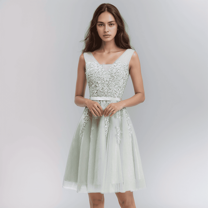 Drune | Spitzenapplikation Kleid Für Die Hochzeit