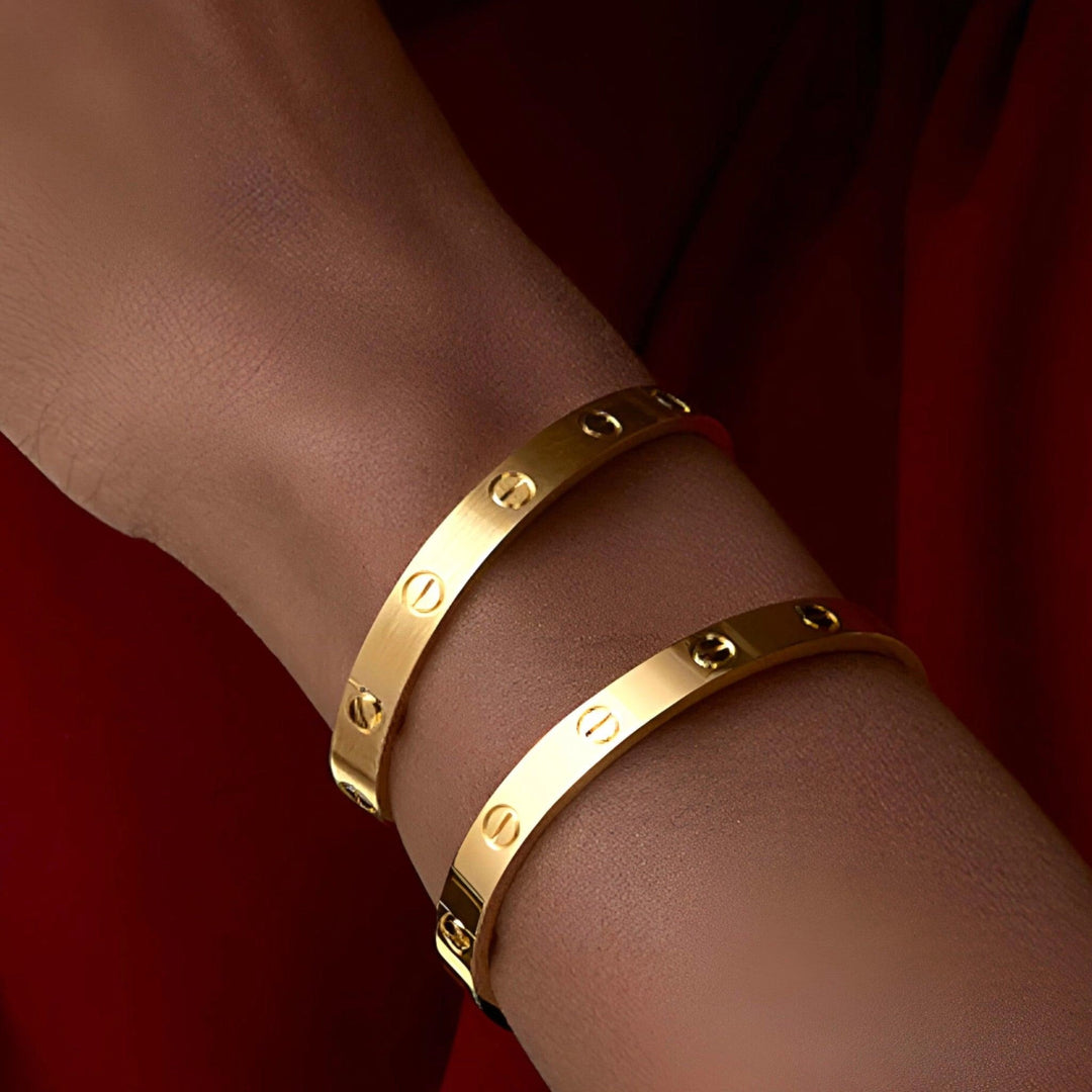 Drune Gold Armreif - Luxus, Elegant & Unisex Schmuck