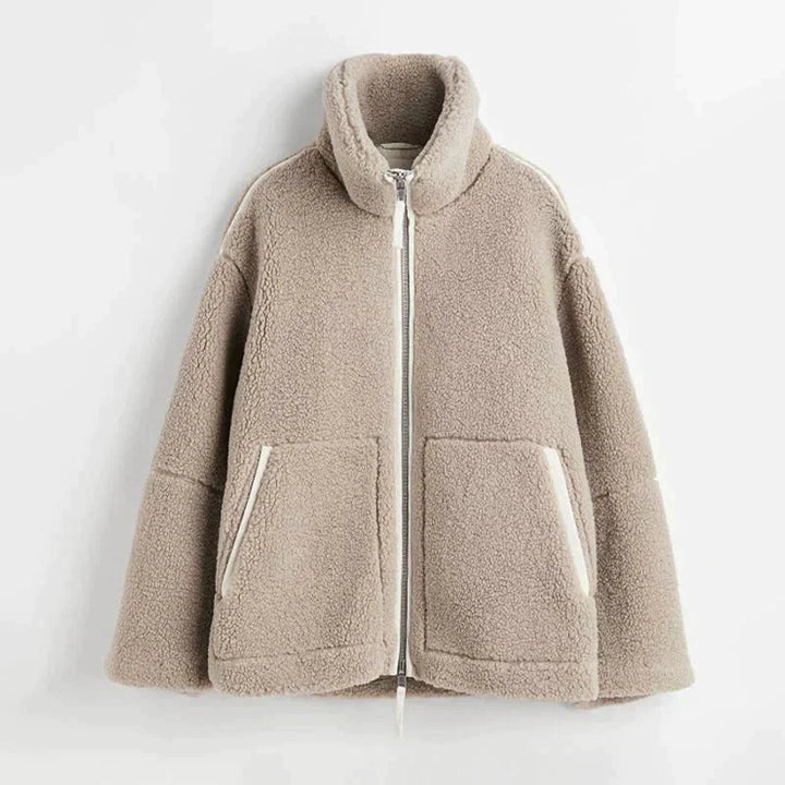 Drune | Fleece Jacke Damen Übergröße Warme Winter Fleecejacke mit Reißverschluss