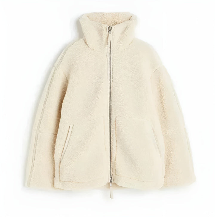 Drune | Fleece Jacke Damen Übergröße Warme Winter Fleecejacke mit Reißverschluss