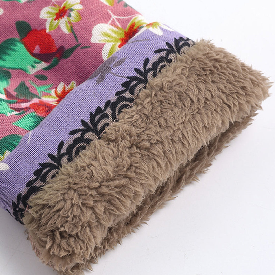Drune | Blumen Reißverschluss Jacke mit Kapuze Damenjacke