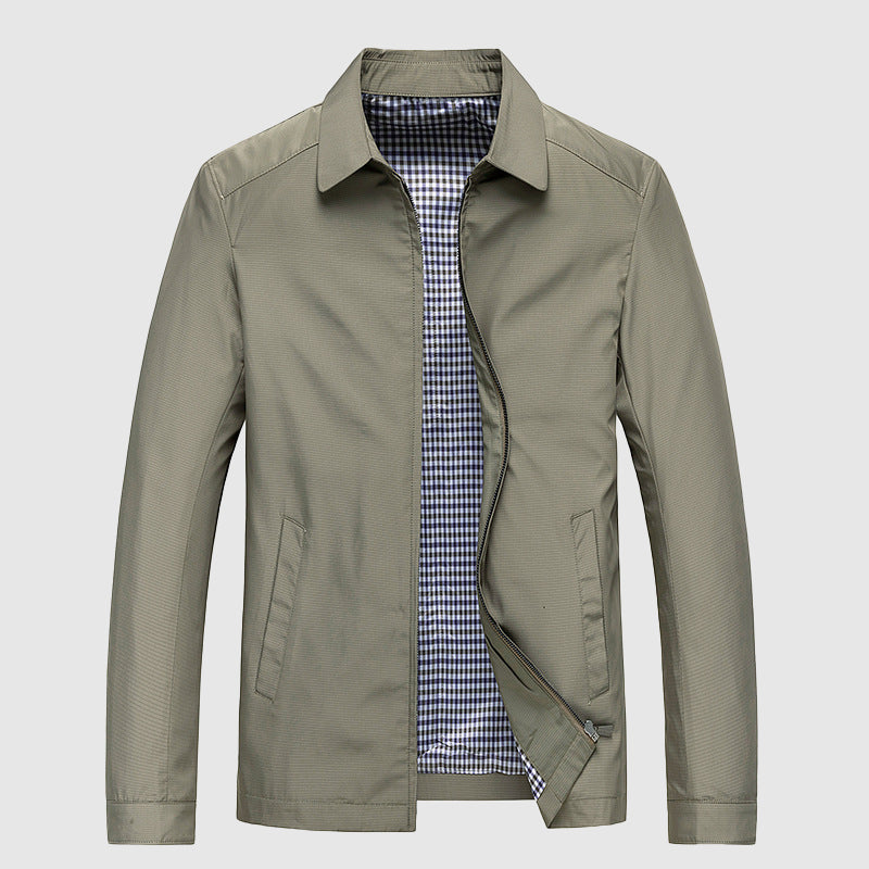 Drune | Herren Slim Fit Jacke - Mit Reißverschluss
