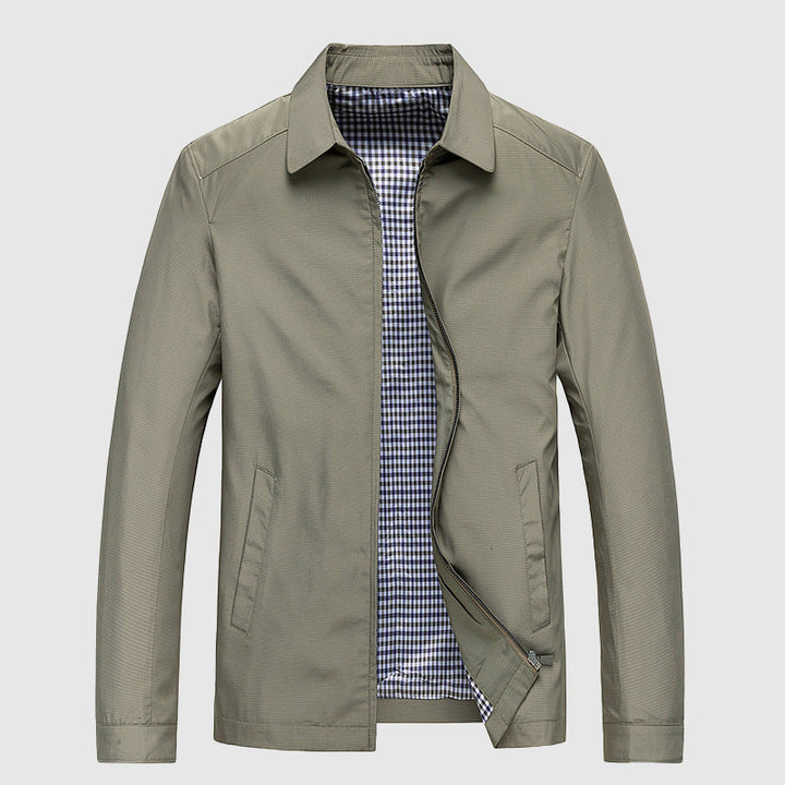 Drune | Herren Slim Fit Jacke - Mit Reißverschluss