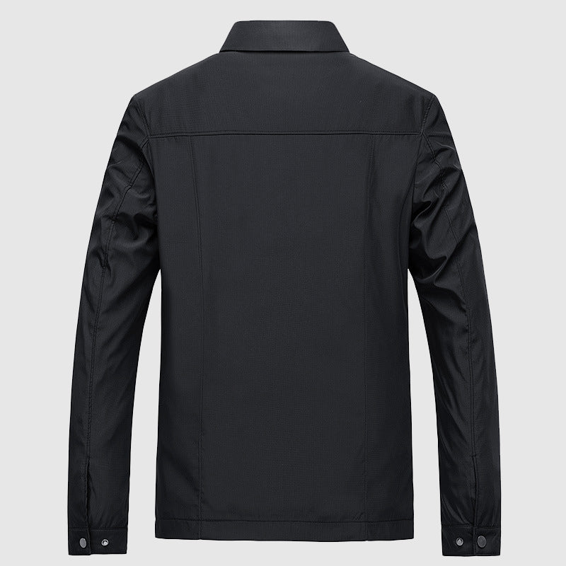 Drune | Herren Slim Fit Jacke - Mit Reißverschluss