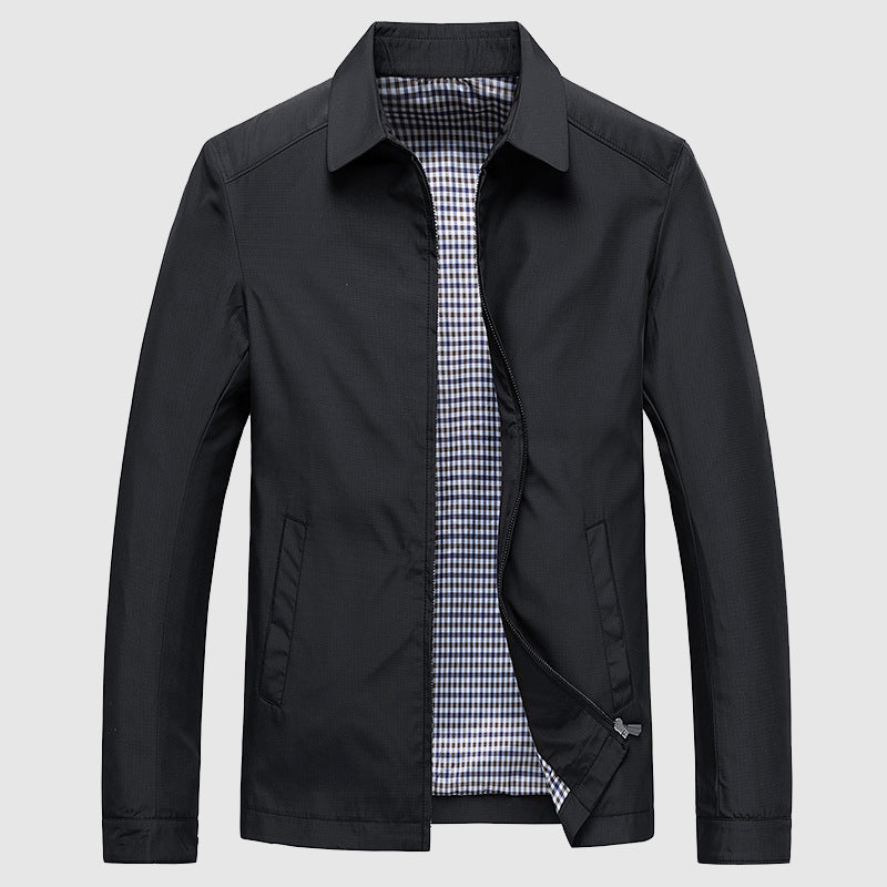 Drune | Herren Slim Fit Jacke - Mit Reißverschluss