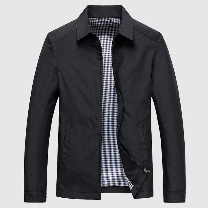 Drune | Herren Slim Fit Jacke - Mit Reißverschluss