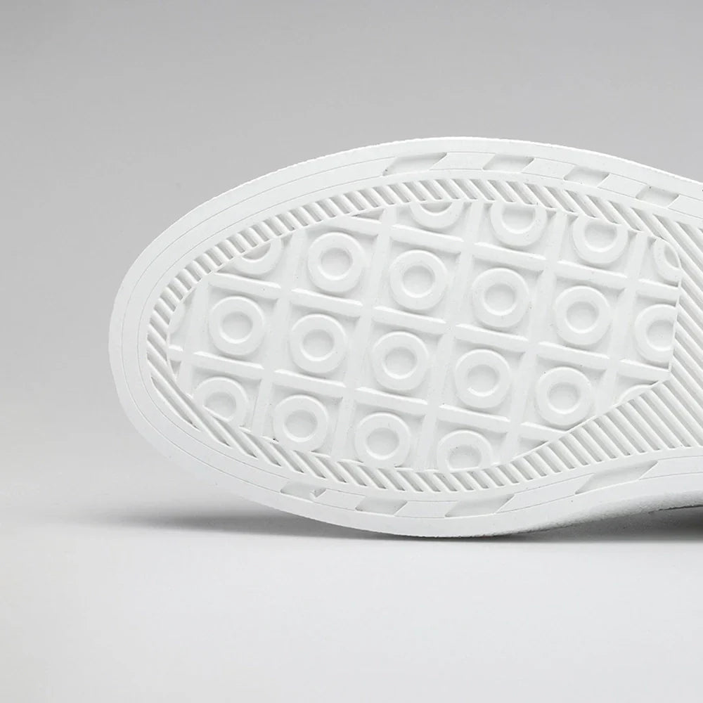 Drune | Premium Leder Sneakers Mit Weißer Sohle