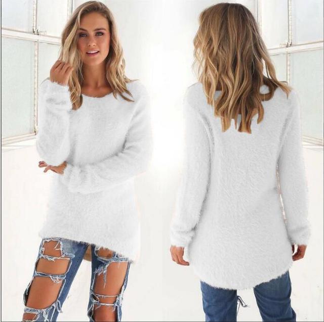 Drune | Lässiger O Ausschnitt Pullover
