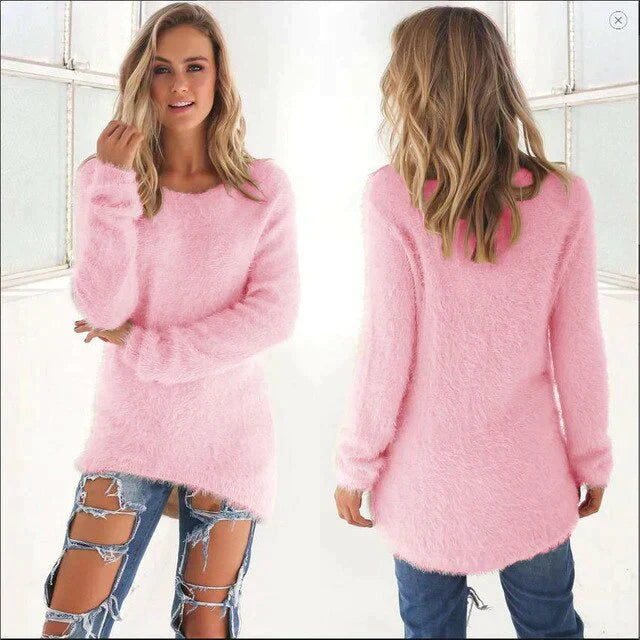 Drune | Lässiger O Ausschnitt Pullover