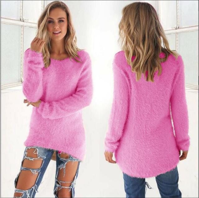 Drune | Lässiger O Ausschnitt Pullover
