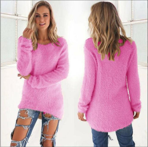 Drune | Lässiger O Ausschnitt Pullover