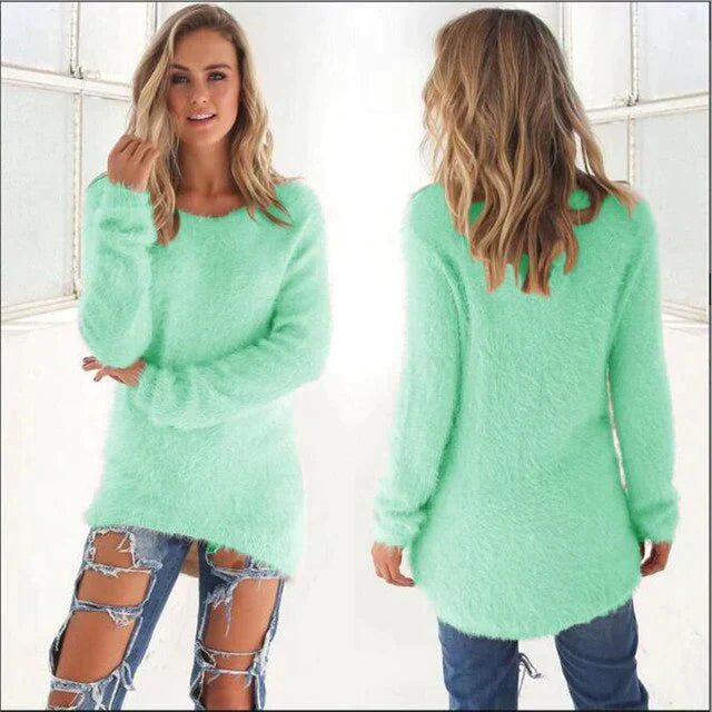 Drune | Lässiger O Ausschnitt Pullover