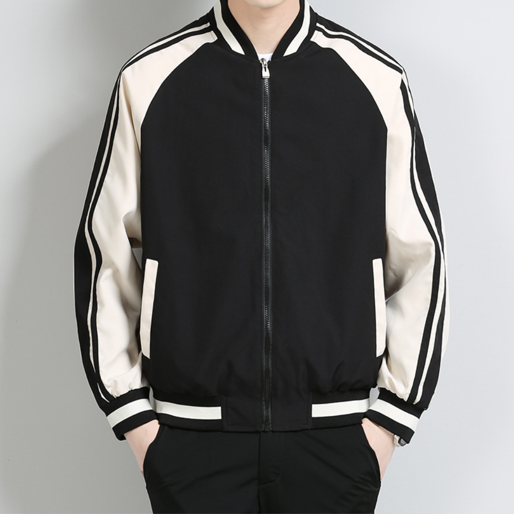 Drune | Jacke Zip-Up Lockere Passform Windjacke Herrenjacke