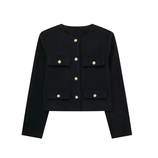 Modische Cropped Jacke