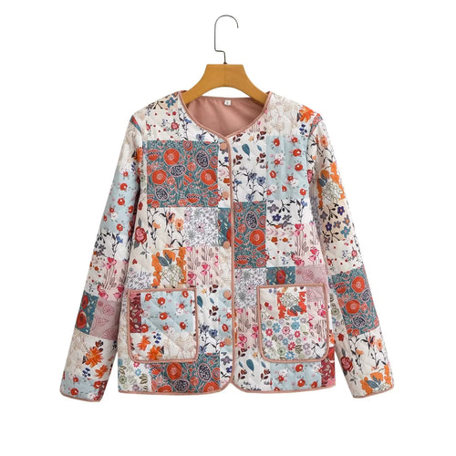 Drune | Blumen-chic Damenmantel