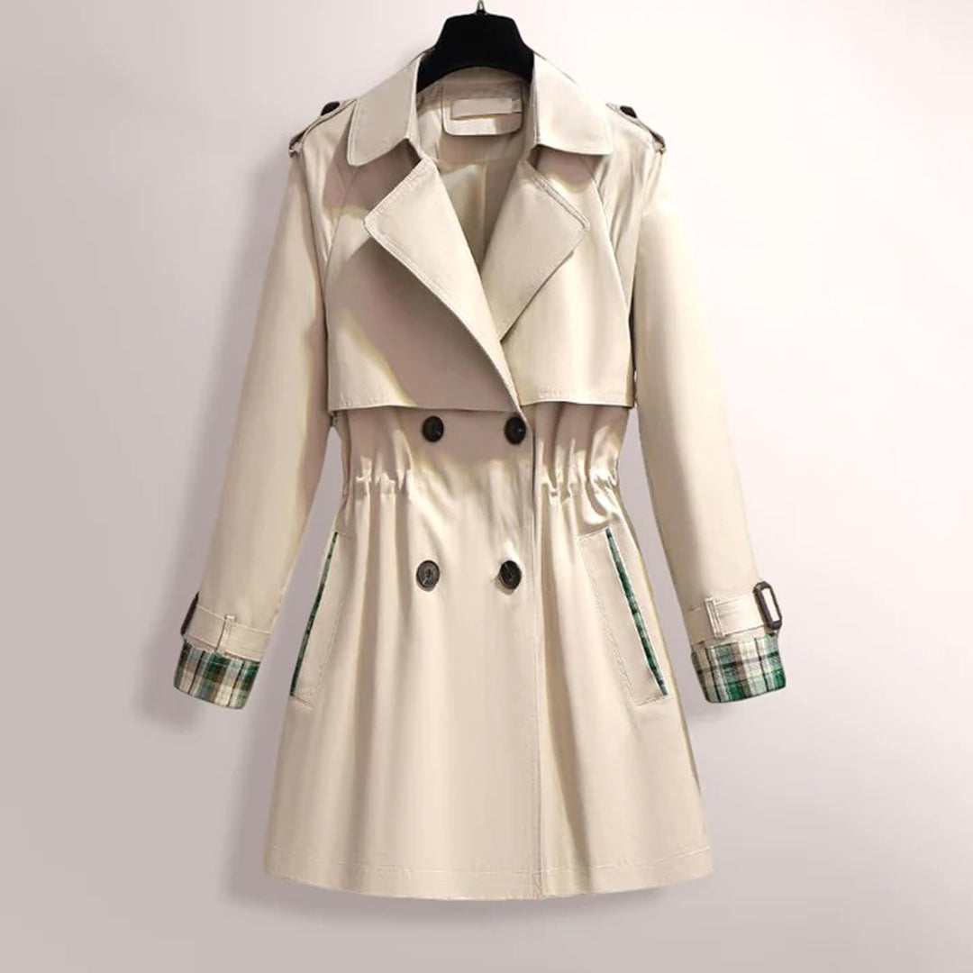 Drune | Doppelreiher V Ausschnitt Halbarmjacke für Damen