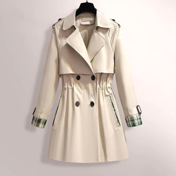 Drune | Doppelreiher V Ausschnitt Halbarmjacke für Damen