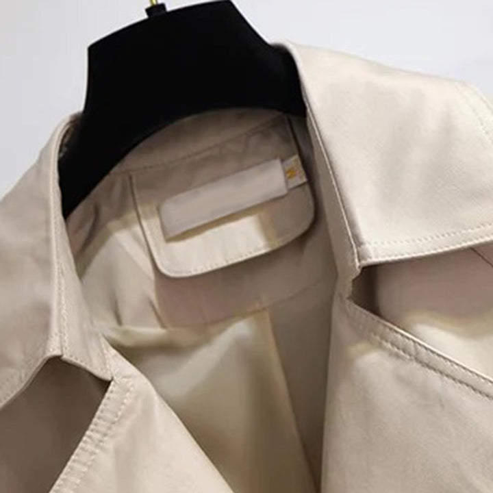 Drune | Doppelreiher V Ausschnitt Halbarmjacke für Damen