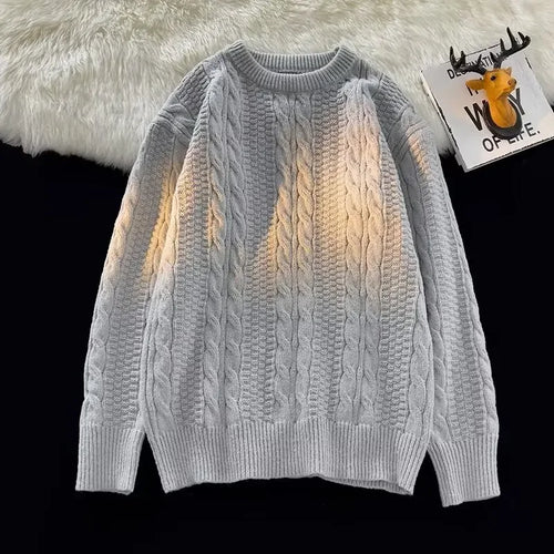 Drune | Strickpullover Herren mit Rundhalsausschnitt