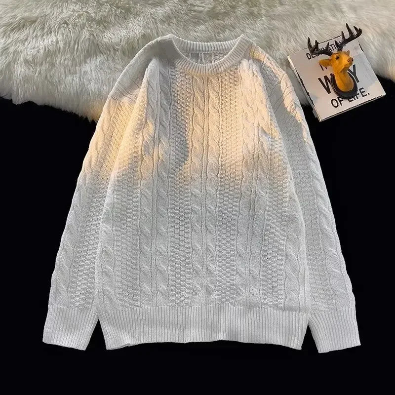 Drune | Strickpullover Herren mit Rundhalsausschnitt