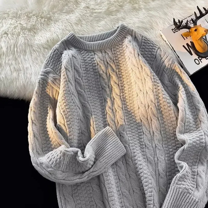 Drune | Strickpullover Herren mit Rundhalsausschnitt
