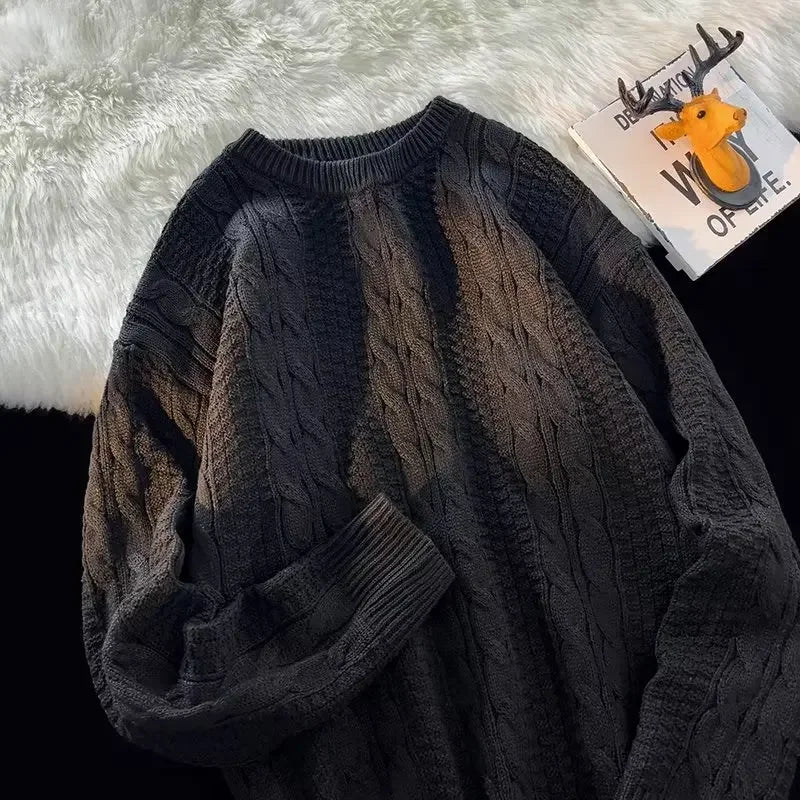 Drune | Strickpullover Herren mit Rundhalsausschnitt