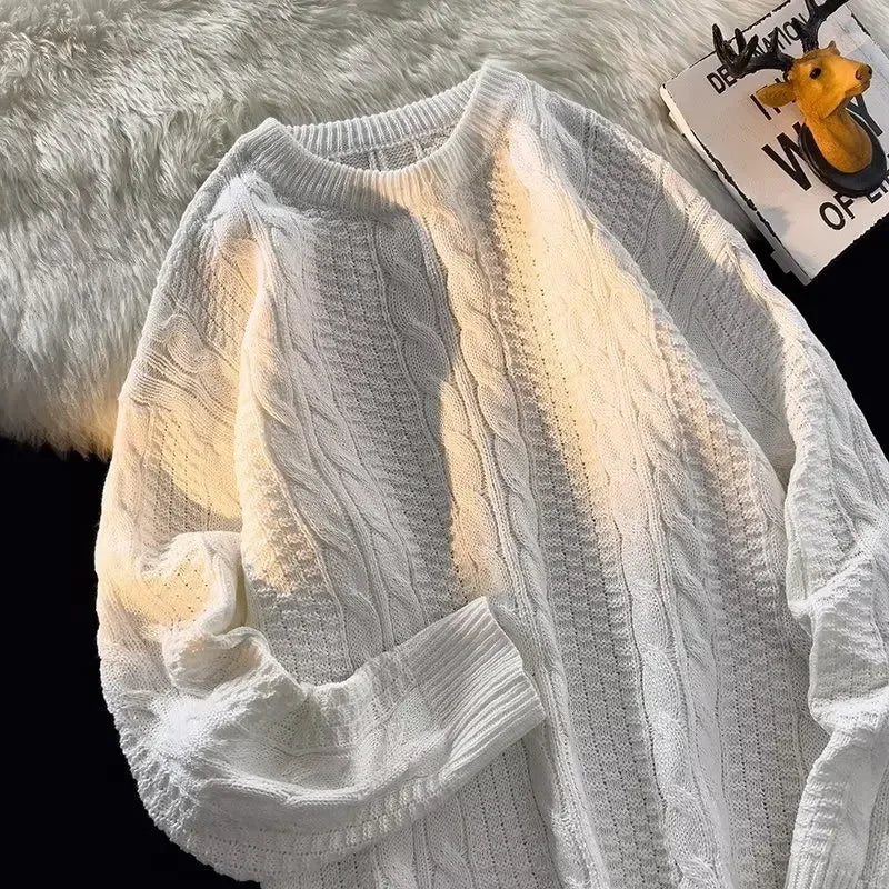 Drune | Strickpullover Herren mit Rundhalsausschnitt
