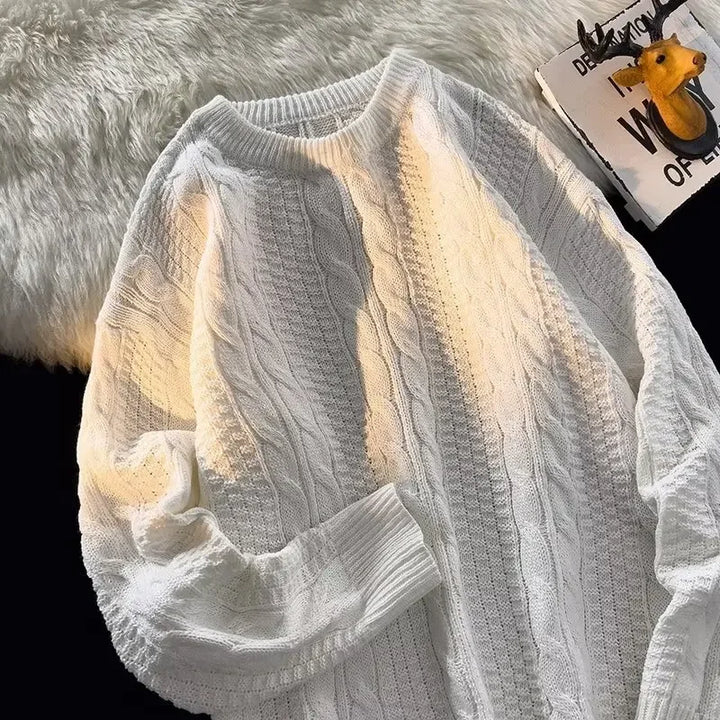 Drune | Strickpullover Herren mit Rundhalsausschnitt